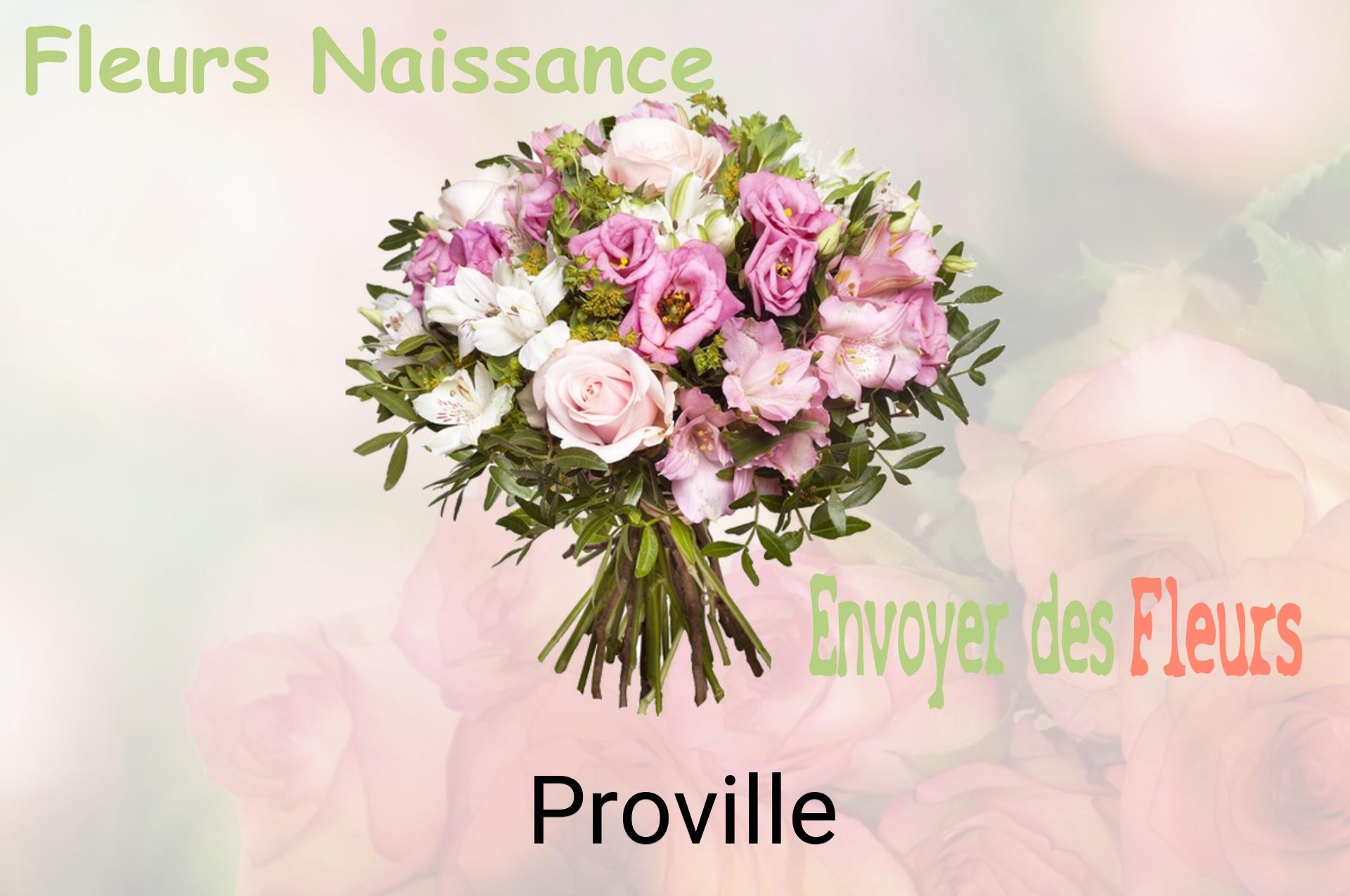 Bouquet de fleurs de naissance livré à Proville
